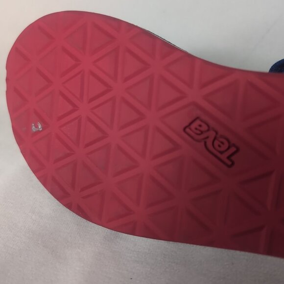 Teva Midform Universal Sandal Women 6 AMPUTEE SINGLE RIGHT Navy Blue Red 1013655 - Picture 4 of 11